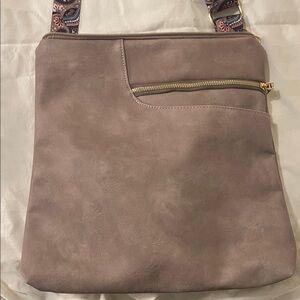 Elegant Taupe Shoulder Bag
